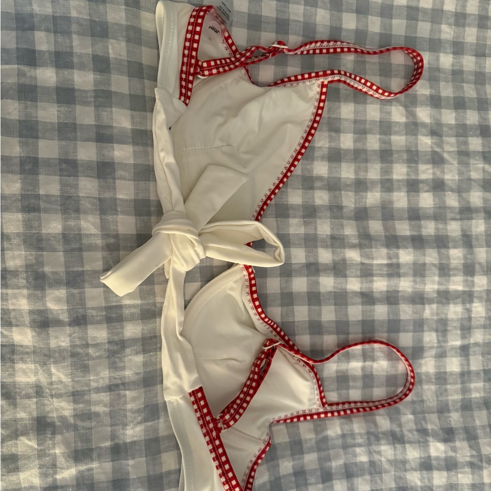Vanilla Gingham Bikini - Women's Swim - Haute Swimwear - Picture 9 of 9